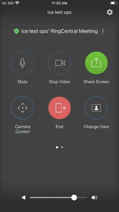 Скриншоты RingCentral Meetings Rooms