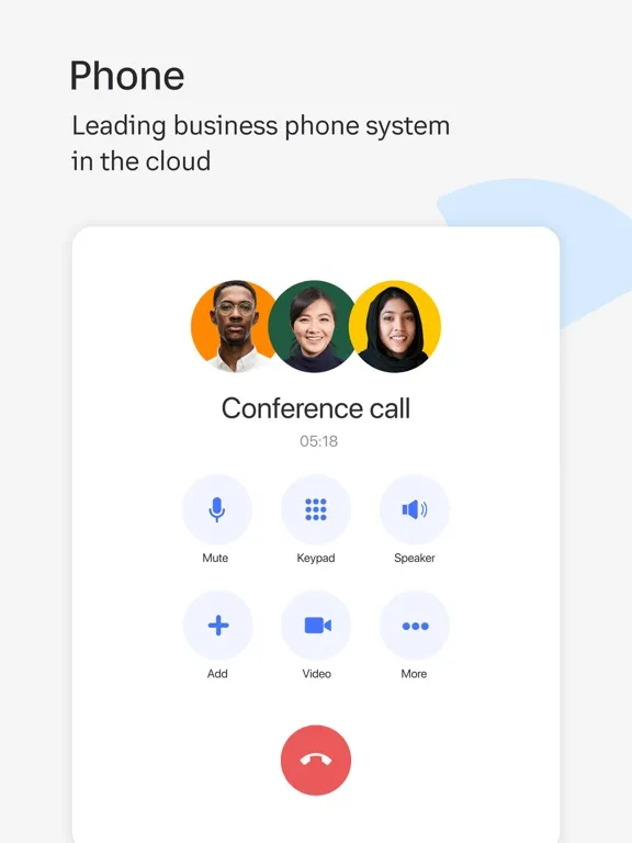 RingCentral for Intune iPad 應用截圖
