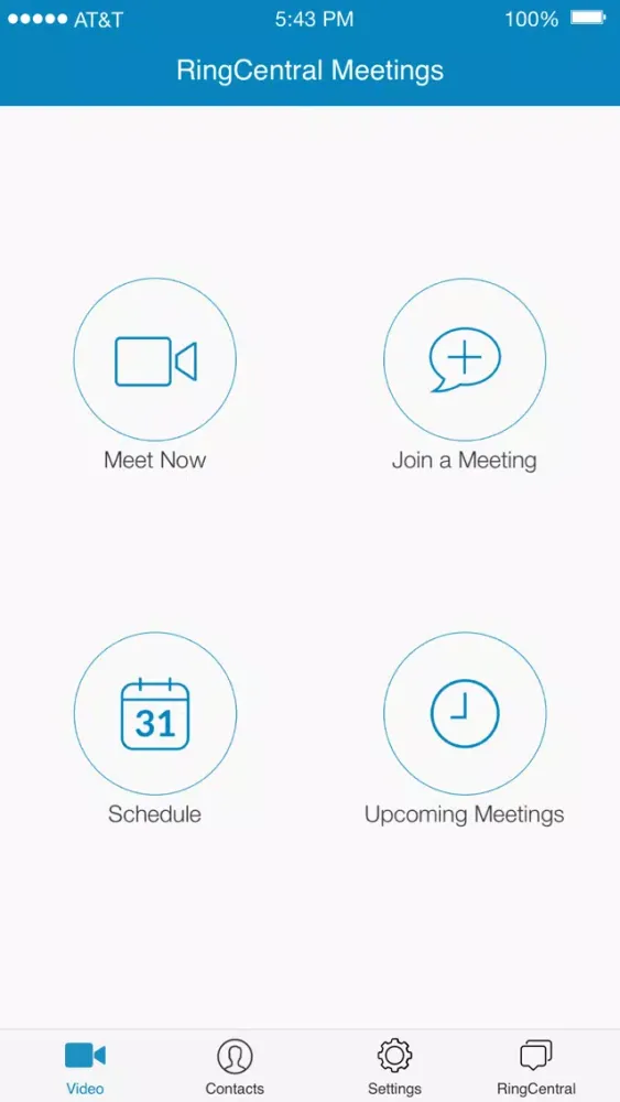 RingCentral Meetings应用截图
