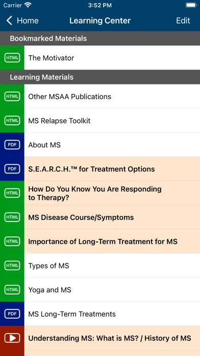 MSAA—My MS Manager Screenshots