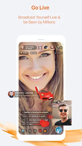 Captures d'écran de ringID - Live & Social Network