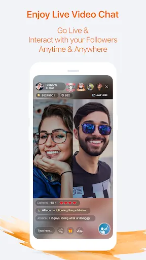 Captures d'écran de ringID - Live & Social Network