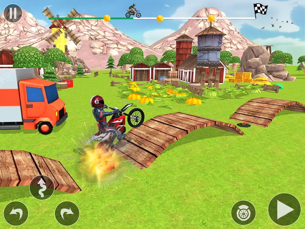 Tricky Stunt Bike Game iPad  سکرین شاٹس