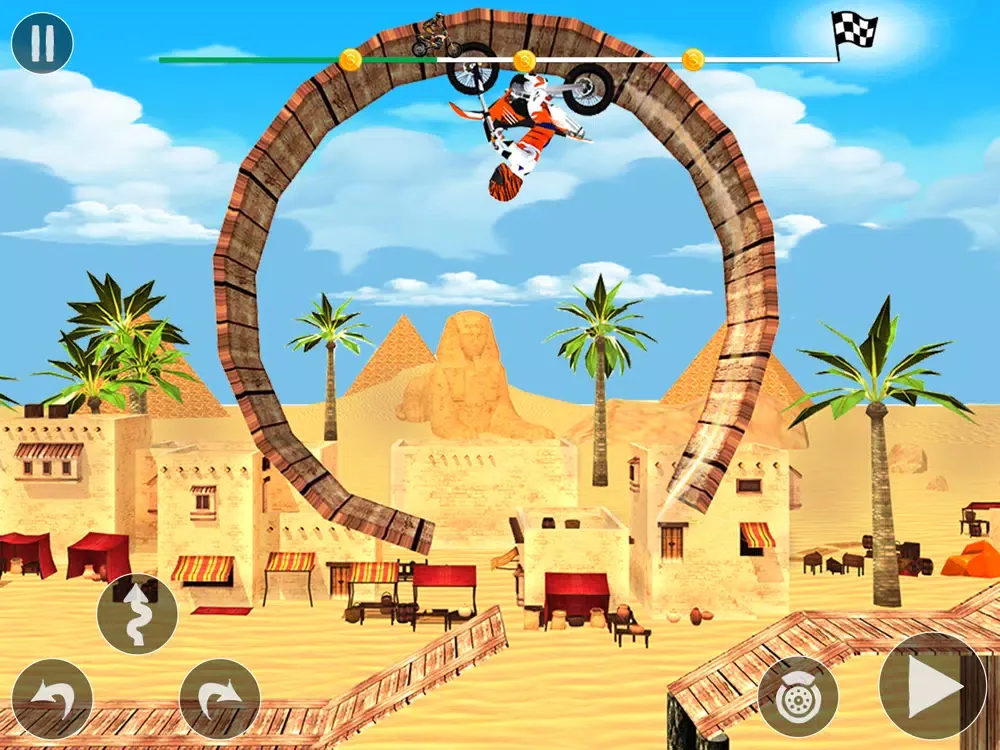 Tricky Stunt Bike Game iPad  سکرین شاٹس