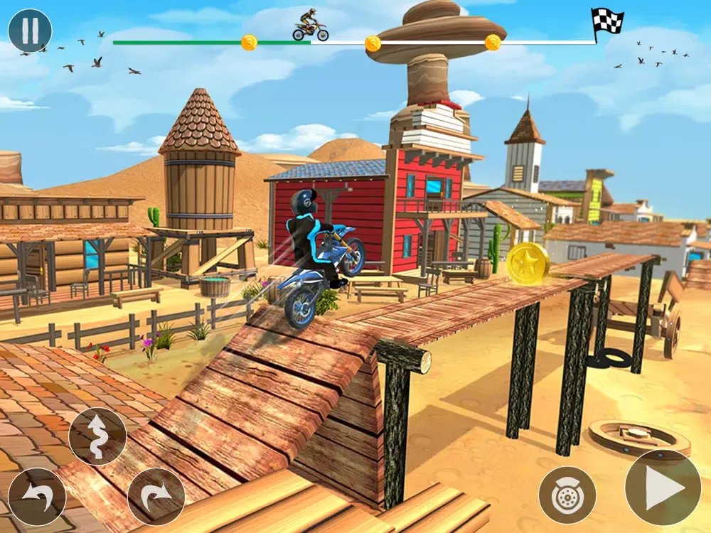 Tricky Stunt Bike Game iPad  سکرین شاٹس