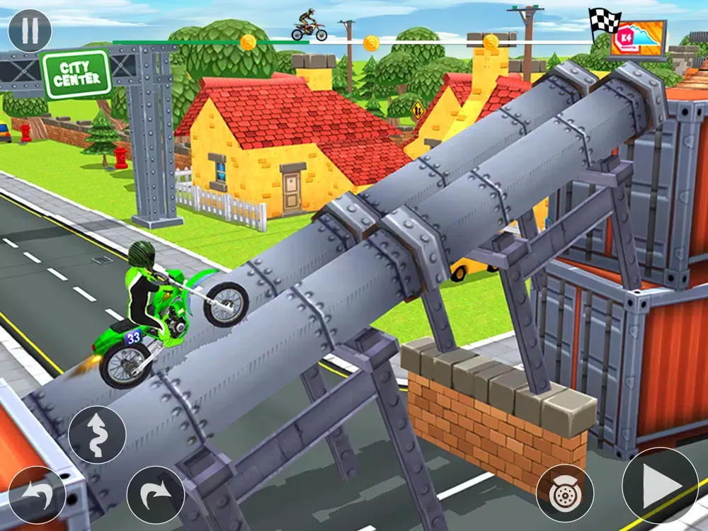 Tricky Stunt Bike Game iPad  سکرین شاٹس
