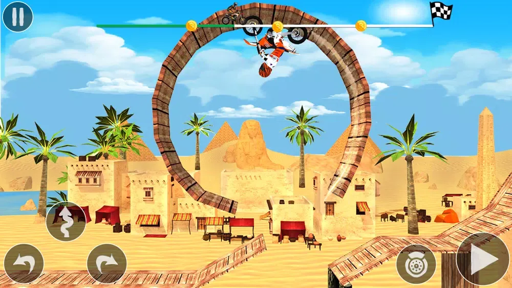 Tricky Stunt Bike Game سکرین شاٹس