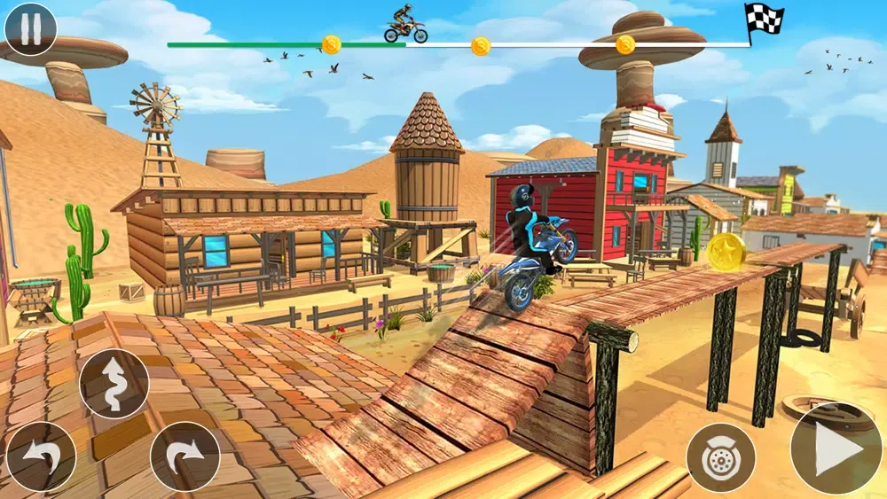 Tricky Stunt Bike Game سکرین شاٹس