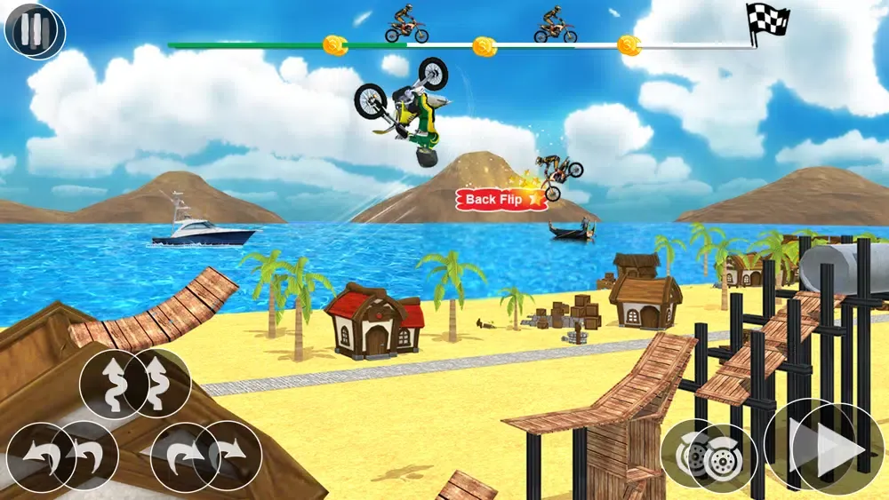 Tricky Stunt Bike Game سکرین شاٹس