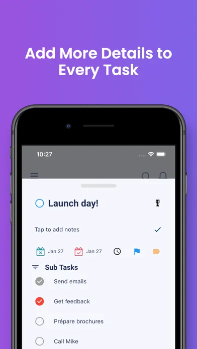 Tangkapan skrin RingsDo - Task Management App