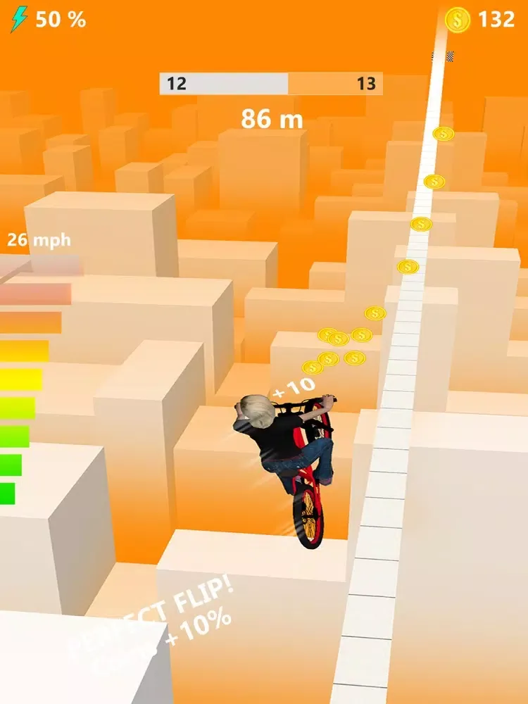 Ảnh chụp màn hình của BMX Bicycle Flip Game iPad 
