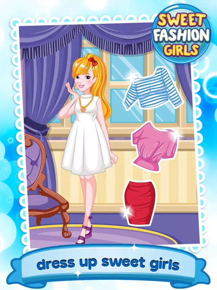 Capturas de tela do Sweet Fashion Girls iPad 