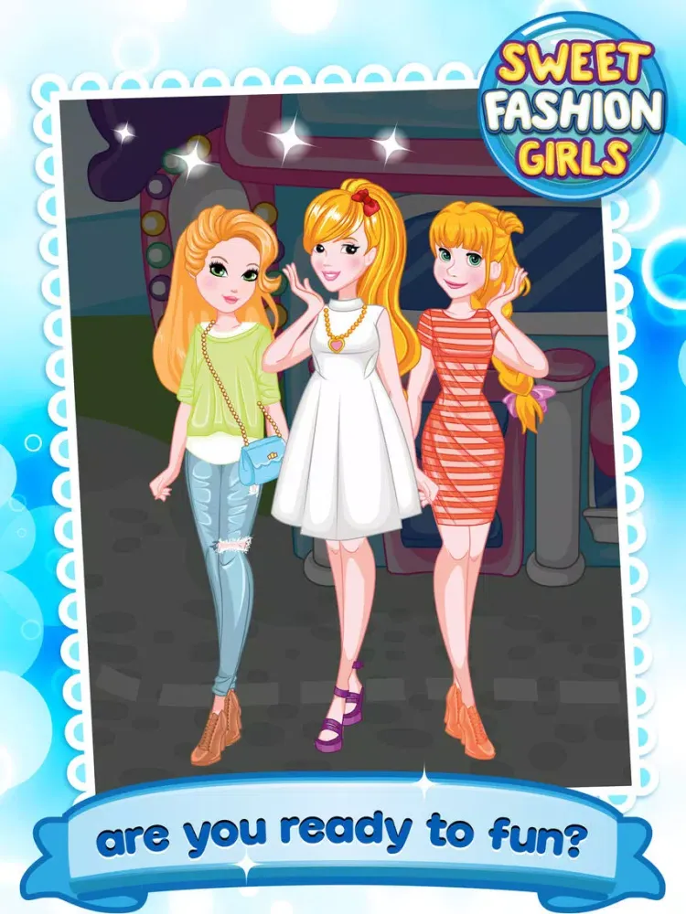 Capturas de tela do Sweet Fashion Girls iPad 