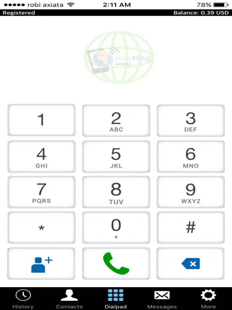 RingRing Africa iPad 應用截圖