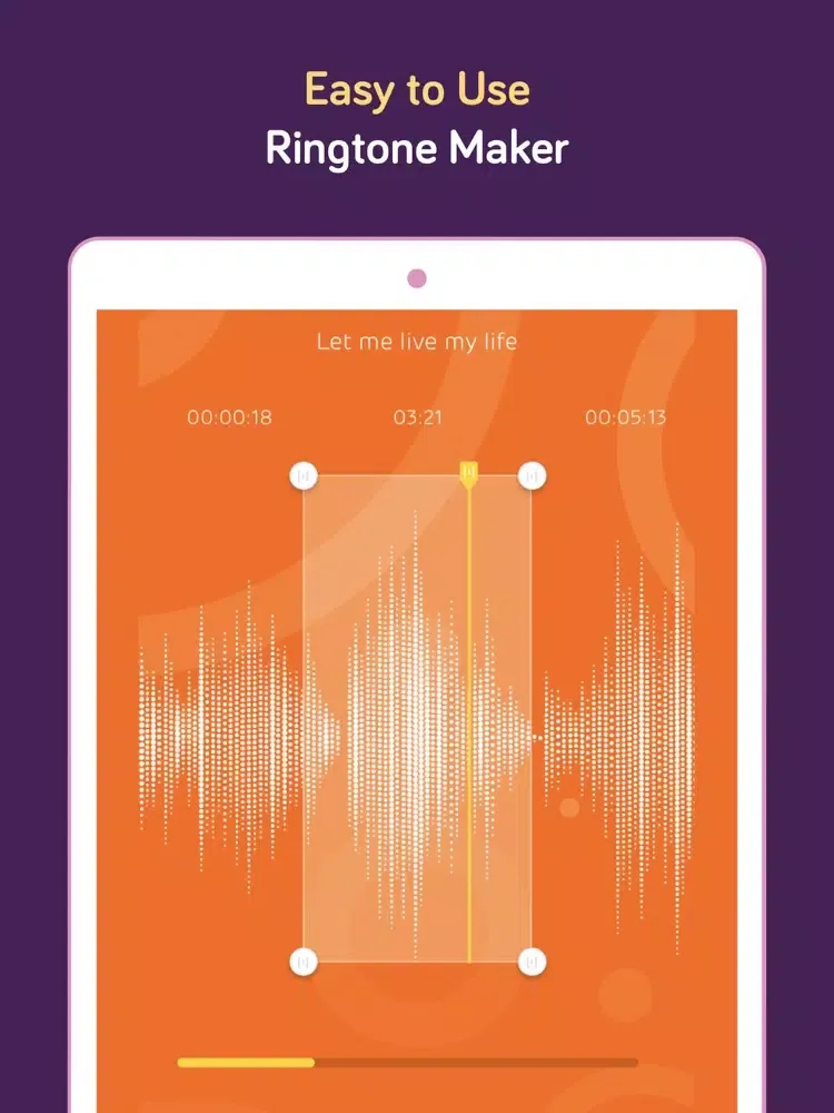 ภาพหน้าจอของ Ringtone Music Converter iPad 