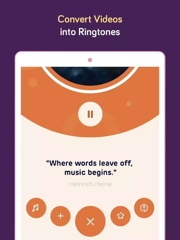 ภาพหน้าจอของ Ringtone Music Converter iPad 