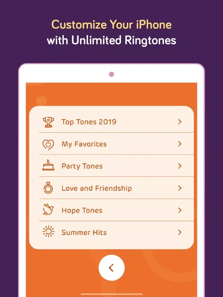 ภาพหน้าจอของ Ringtone Music Converter iPad 