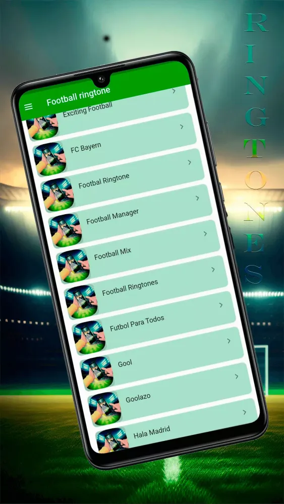 Football ringtones - sounds Screenshots