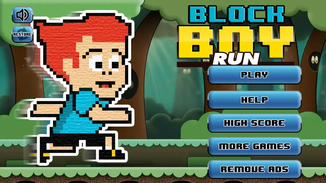 Captures d'écran de Block Boy Run