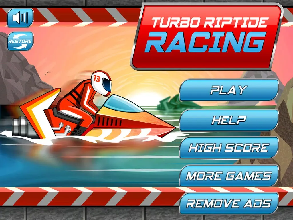 Capturas de tela do Turbo Riptide Racing iPad 