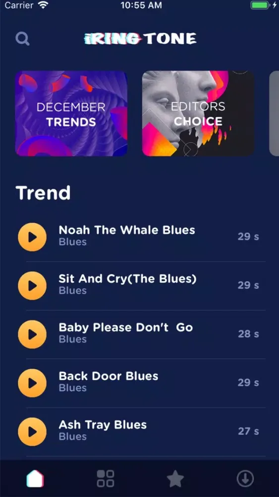Ringtones for iPhone: Ringtuno Screenshots