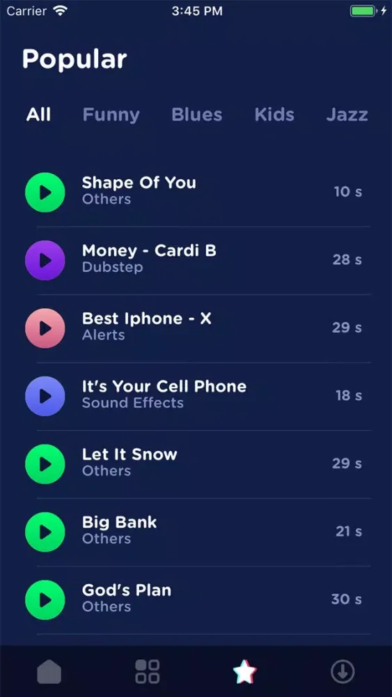 Ringtones for iPhone: Ringtuno Screenshots