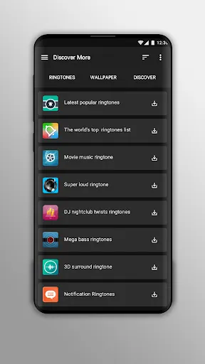 Ringtones super 100 سکرین شاٹس