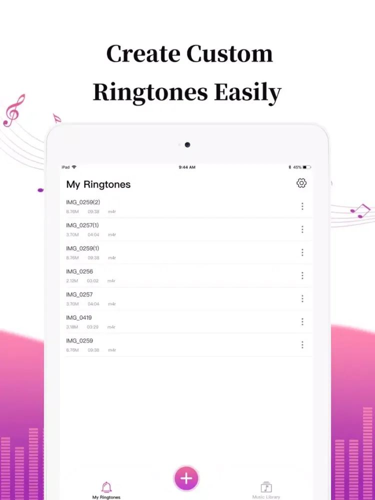 Ringtones Maker for iPhone iPad 應用截圖