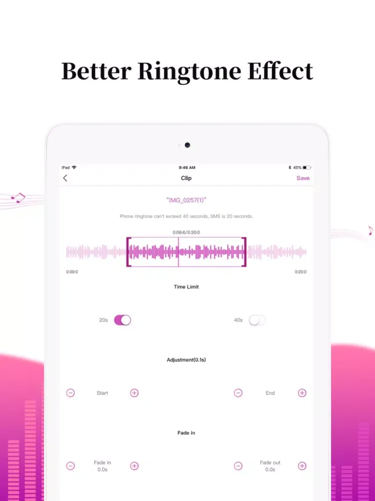 Ringtones Maker for iPhone iPad 應用截圖