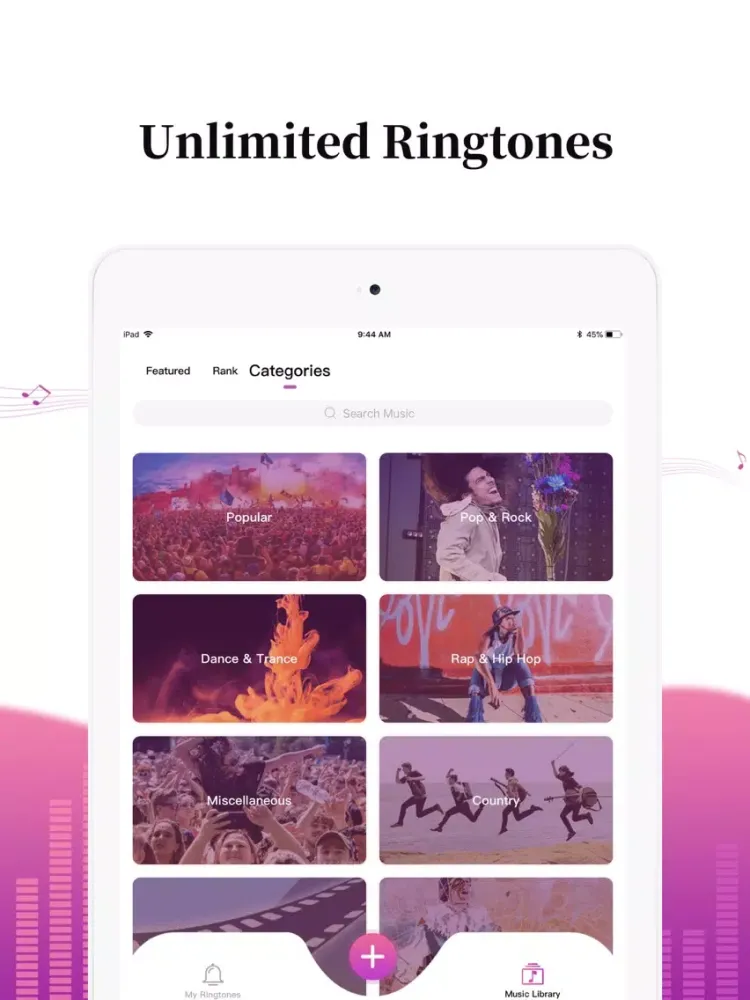 Ringtones Maker for iPhone iPad 應用截圖