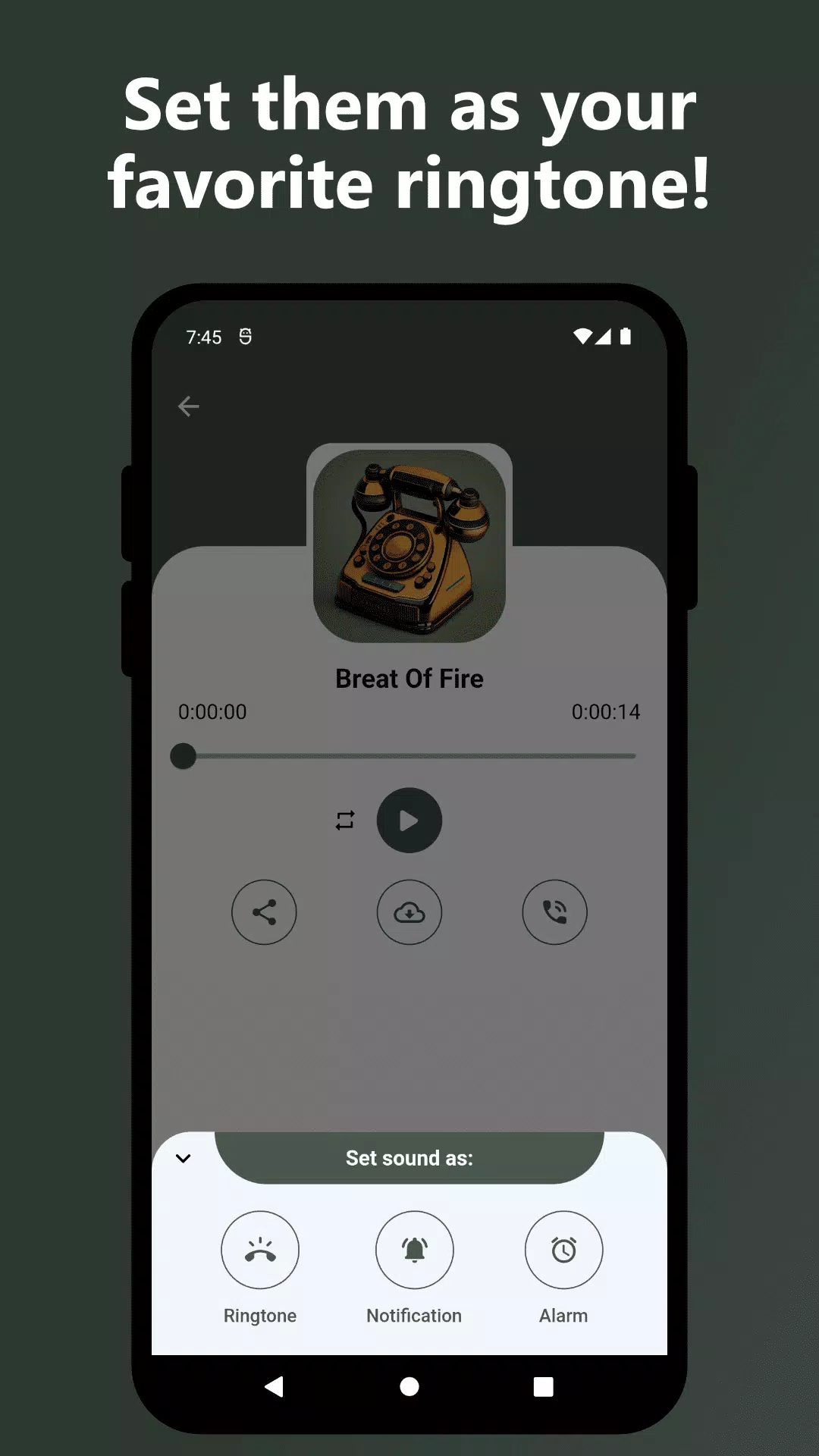 Retro ringtone - Old sound Screenshots3