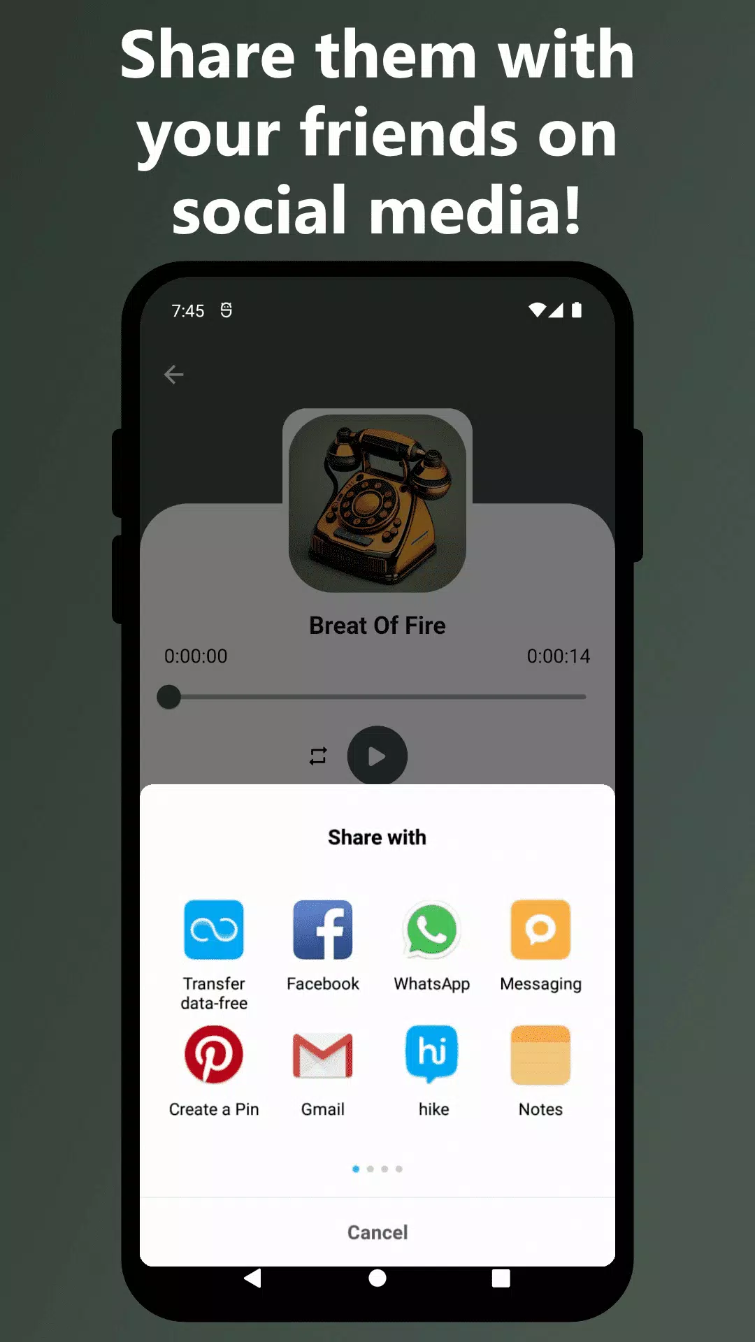 Retro ringtone - Old sound Screenshots4
