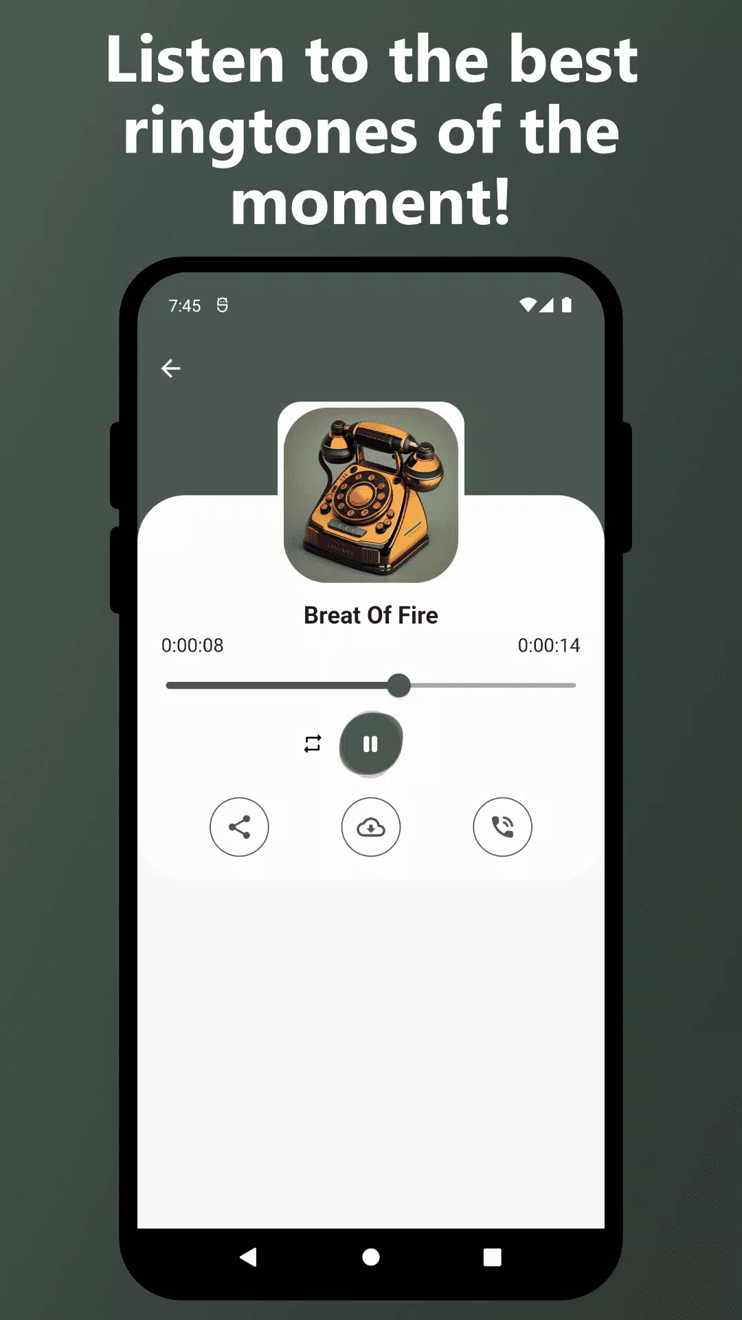 Retro ringtone - Old sound Screenshots5