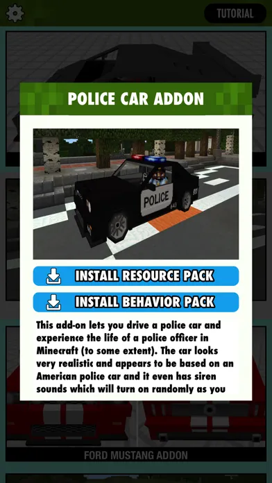CARS ADDONS for Minecraft Pocket Edition MCPE應用截圖