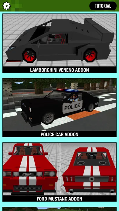 CARS ADDONS for Minecraft Pocket Edition MCPE應用截圖
