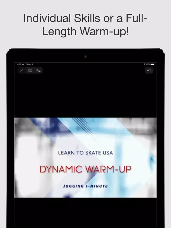 Dynamic Warmup iPad  スクリーンショット