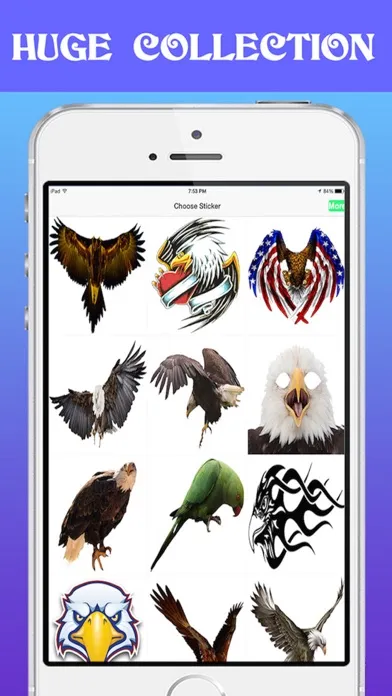 Tangkapan layar Selfie Fun Photo Maker- Make Prank of Images with Funky Bird Stickers