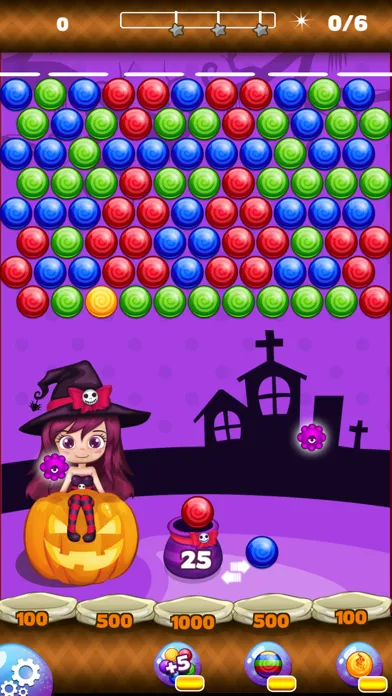 Ảnh chụp màn hình của Bubble Shooter - Halloween