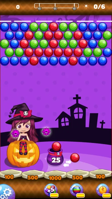 Ảnh chụp màn hình của Bubble Shooter - Halloween