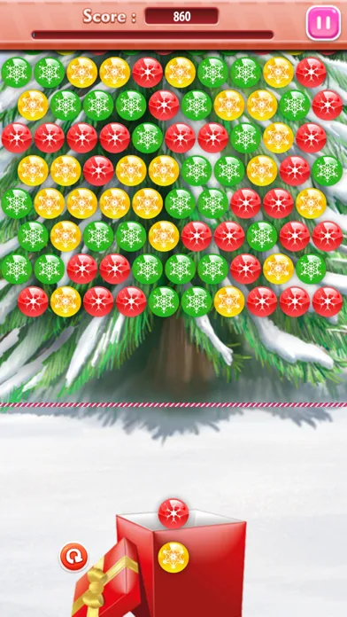 Zrzuty ekranu Christmas Puzzle - Burst bubbles