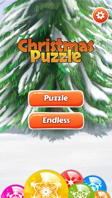 Zrzuty ekranu Christmas Puzzle - Burst bubbles
