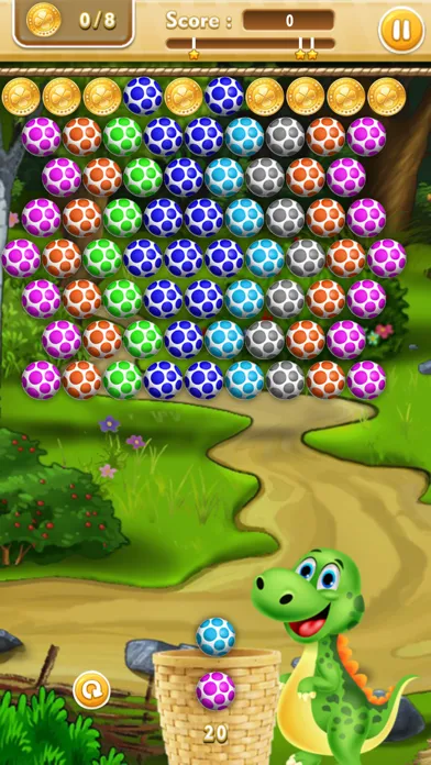 Shoot Dinosaur Eggs - Bubble Shooter 스크린샷