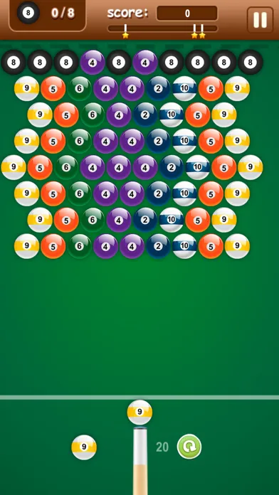 Captures d'écran de Pool 8 Ball Shooter - Bubble Shooter
