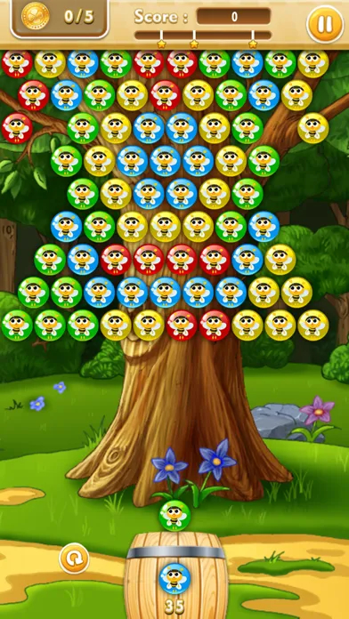 Tangkapan layar Russian Bees - Bubble Shooter