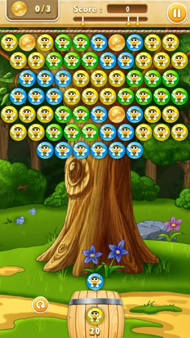 Tangkapan layar Russian Bees - Bubble Shooter