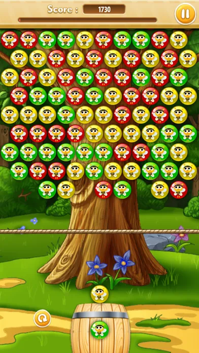 Tangkapan layar Russian Bees - Bubble Shooter
