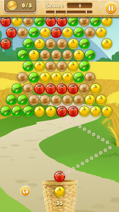 Russian Farm - gather vegetables سکرین شاٹس
