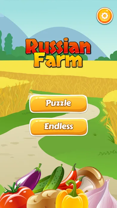 Russian Farm - gather vegetables سکرین شاٹس