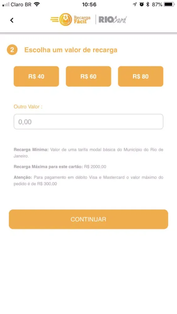 Скриншоты Recarga Fácil RioCard