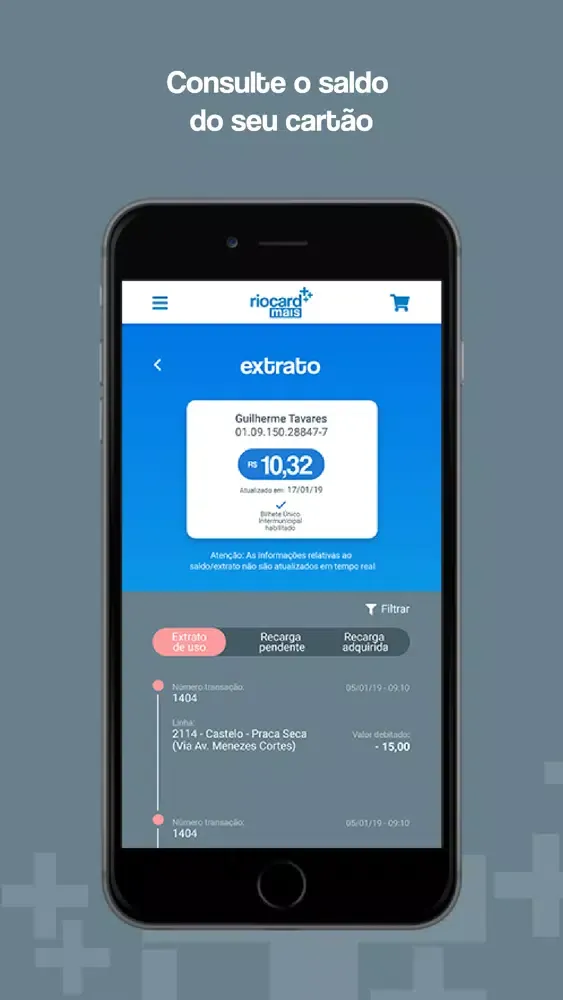 Riocard Mais Screenshots